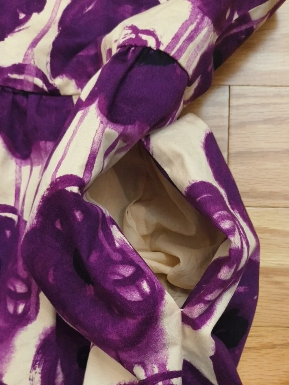 Crewcuts Purple Floral Fit-and-Flare Dress